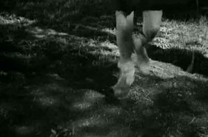  Viridiana de Luis Buñuel.     Photogramme 5 - Plan 2.  Première apparition de la corde à sauter.