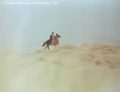   Charley-Le-Borgne  de Don Chaffey.     Photogramme 31.  Le chasseur de primes à cheval.