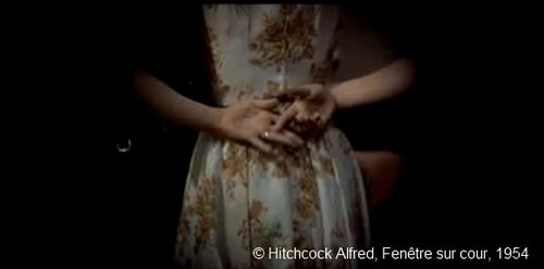 La bague dans Fenêtre sur cour d'Alfred Hitchcock.